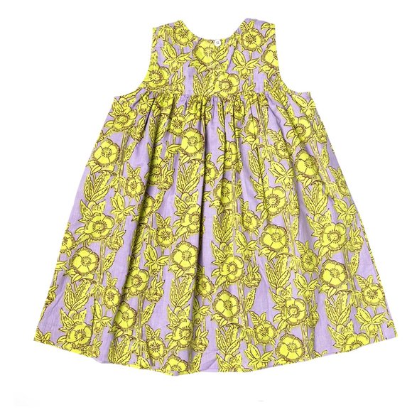 Pink Chicken - Courtney Dress - Lavender Stem Floral - Picture 5 of 5